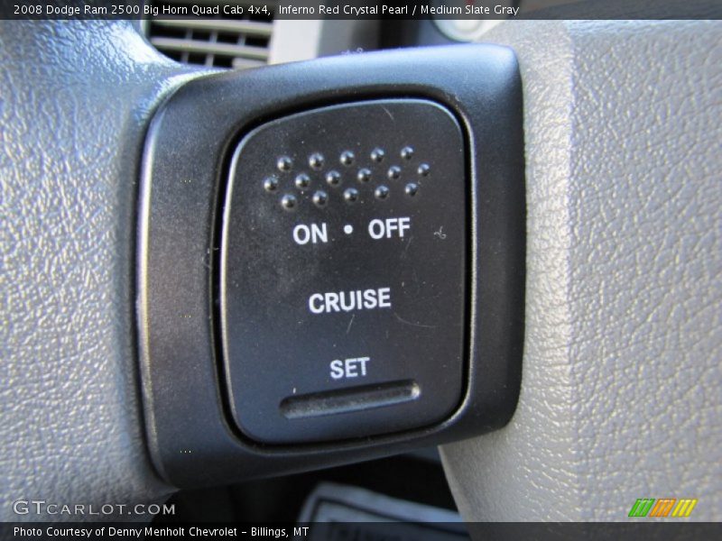 Inferno Red Crystal Pearl / Medium Slate Gray 2008 Dodge Ram 2500 Big Horn Quad Cab 4x4