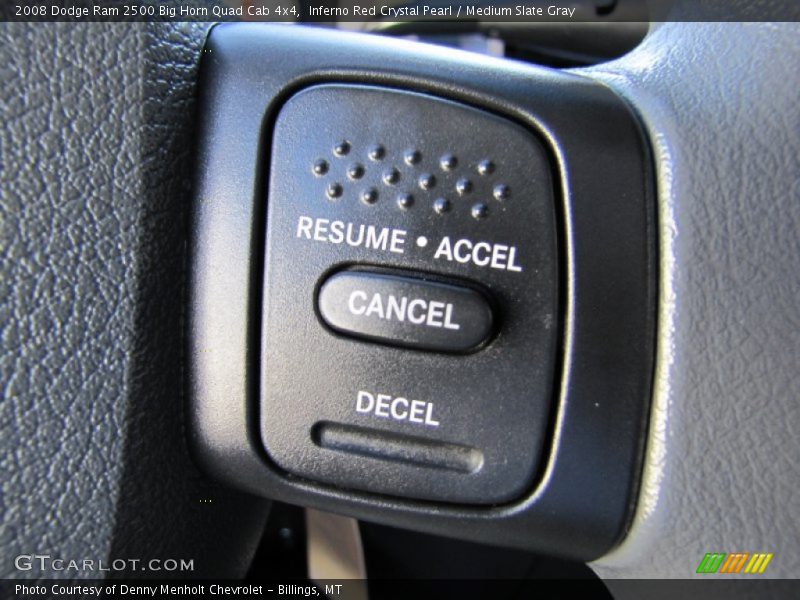 Inferno Red Crystal Pearl / Medium Slate Gray 2008 Dodge Ram 2500 Big Horn Quad Cab 4x4