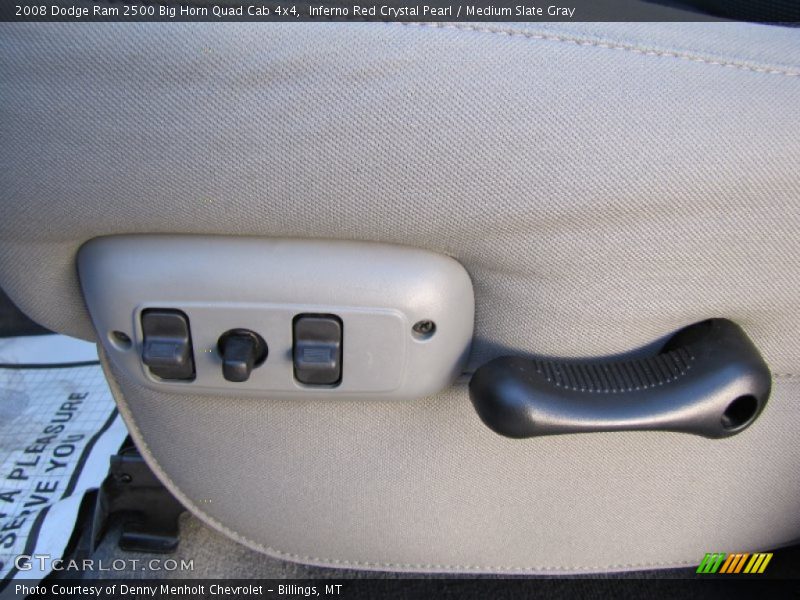 Inferno Red Crystal Pearl / Medium Slate Gray 2008 Dodge Ram 2500 Big Horn Quad Cab 4x4