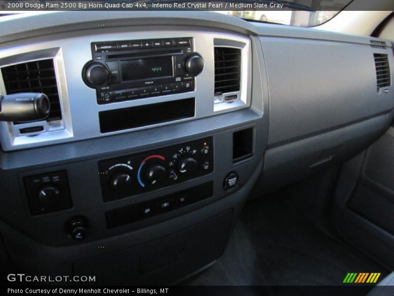 Inferno Red Crystal Pearl / Medium Slate Gray 2008 Dodge Ram 2500 Big Horn Quad Cab 4x4