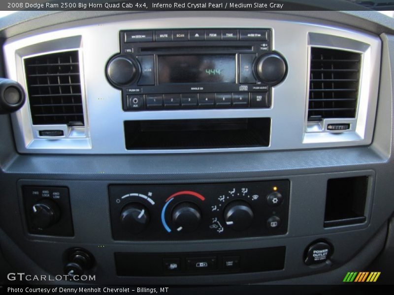 Inferno Red Crystal Pearl / Medium Slate Gray 2008 Dodge Ram 2500 Big Horn Quad Cab 4x4