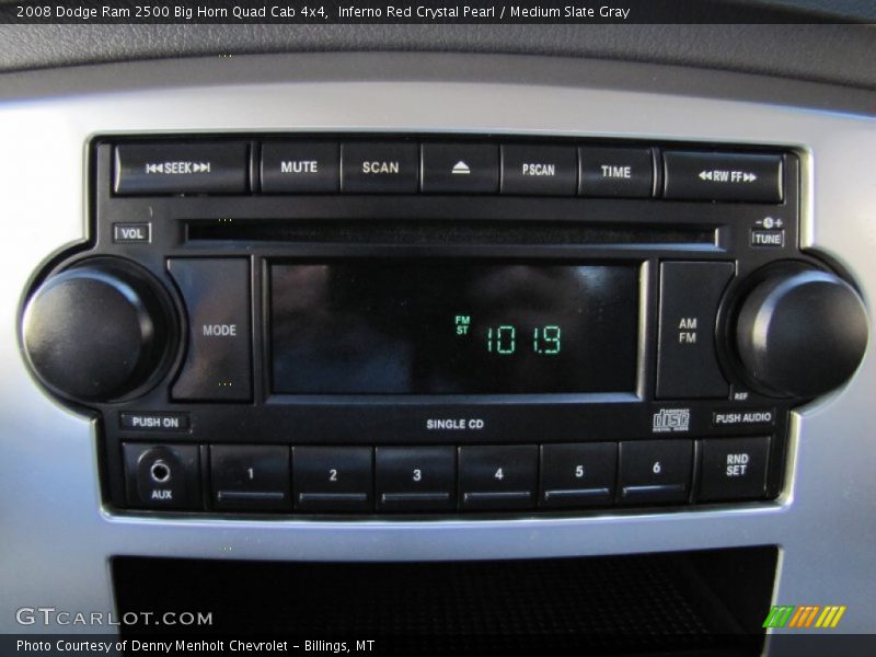 Inferno Red Crystal Pearl / Medium Slate Gray 2008 Dodge Ram 2500 Big Horn Quad Cab 4x4