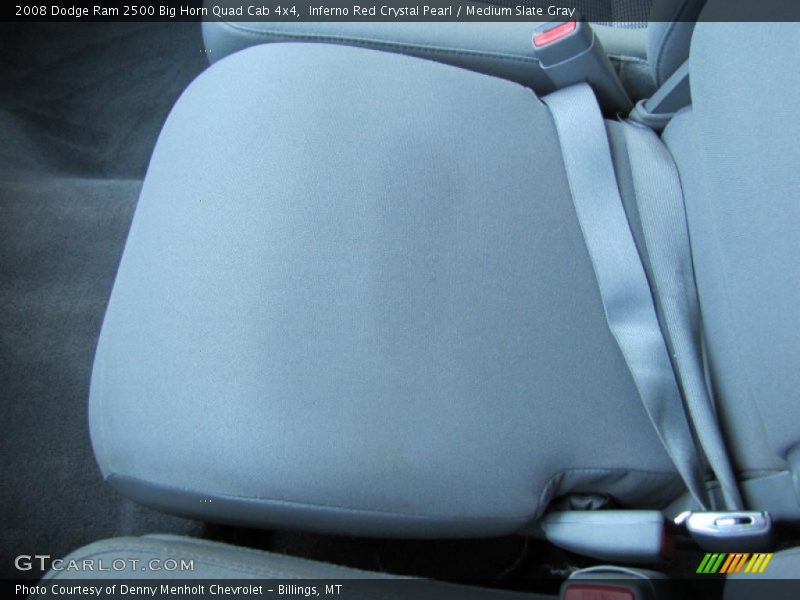 Inferno Red Crystal Pearl / Medium Slate Gray 2008 Dodge Ram 2500 Big Horn Quad Cab 4x4