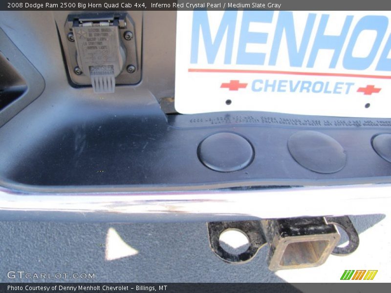 Inferno Red Crystal Pearl / Medium Slate Gray 2008 Dodge Ram 2500 Big Horn Quad Cab 4x4