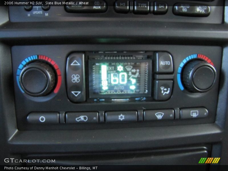 Controls of 2006 H2 SUV