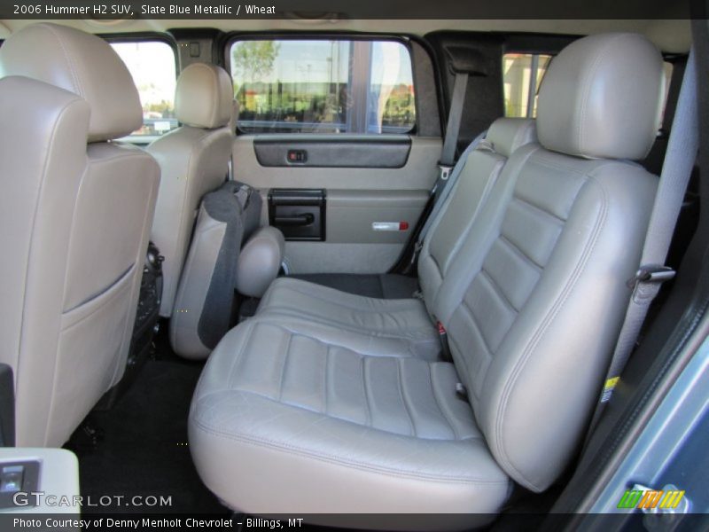 Rear Seat of 2006 H2 SUV