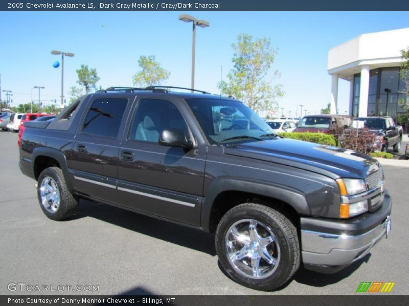 Dark Gray Metallic / Gray/Dark Charcoal 2005 Chevrolet Avalanche LS