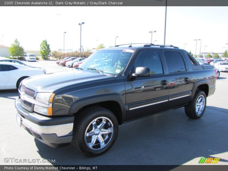 Dark Gray Metallic / Gray/Dark Charcoal 2005 Chevrolet Avalanche LS