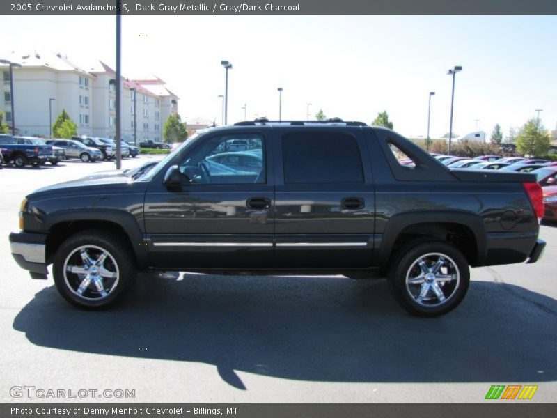 Dark Gray Metallic / Gray/Dark Charcoal 2005 Chevrolet Avalanche LS