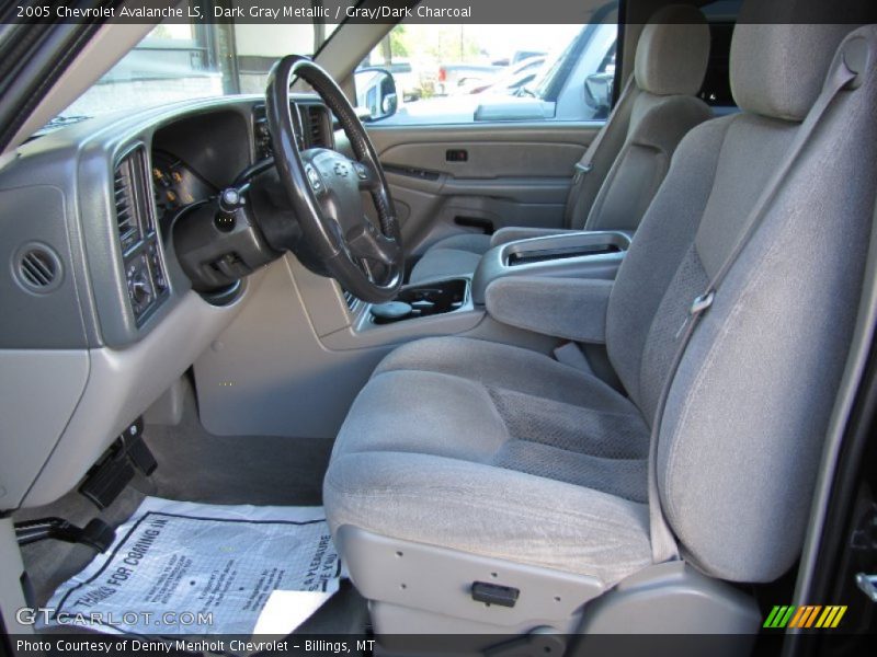 Dark Gray Metallic / Gray/Dark Charcoal 2005 Chevrolet Avalanche LS