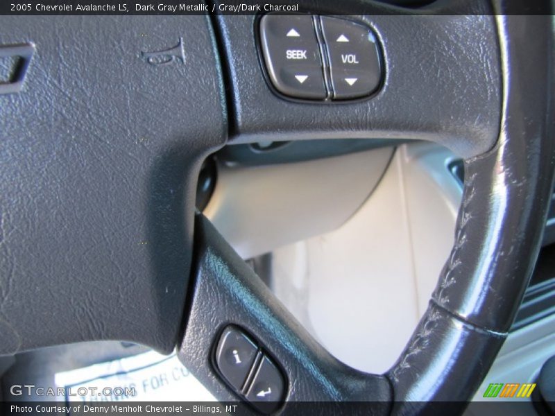 Dark Gray Metallic / Gray/Dark Charcoal 2005 Chevrolet Avalanche LS