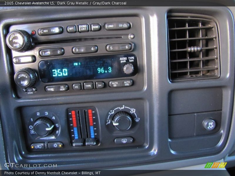 Dark Gray Metallic / Gray/Dark Charcoal 2005 Chevrolet Avalanche LS