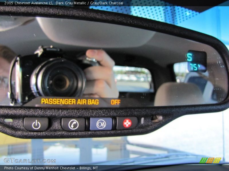 Dark Gray Metallic / Gray/Dark Charcoal 2005 Chevrolet Avalanche LS