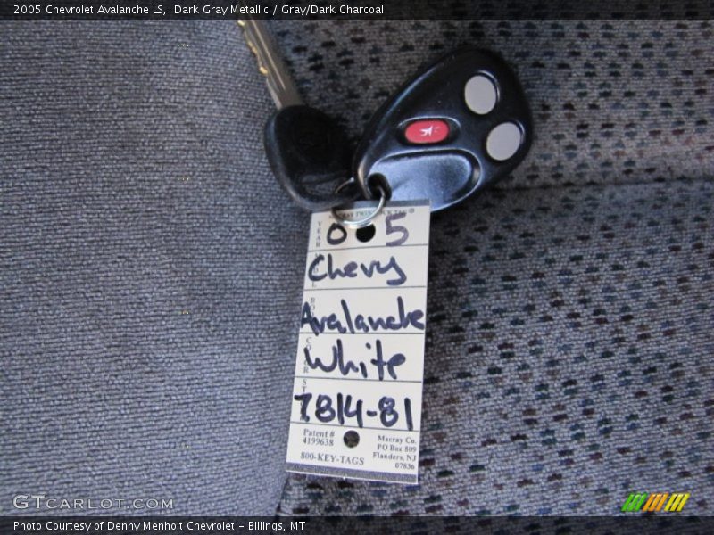 Dark Gray Metallic / Gray/Dark Charcoal 2005 Chevrolet Avalanche LS