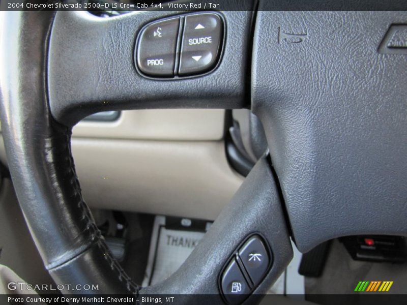 Victory Red / Tan 2004 Chevrolet Silverado 2500HD LS Crew Cab 4x4