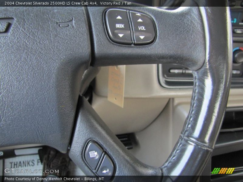 Victory Red / Tan 2004 Chevrolet Silverado 2500HD LS Crew Cab 4x4