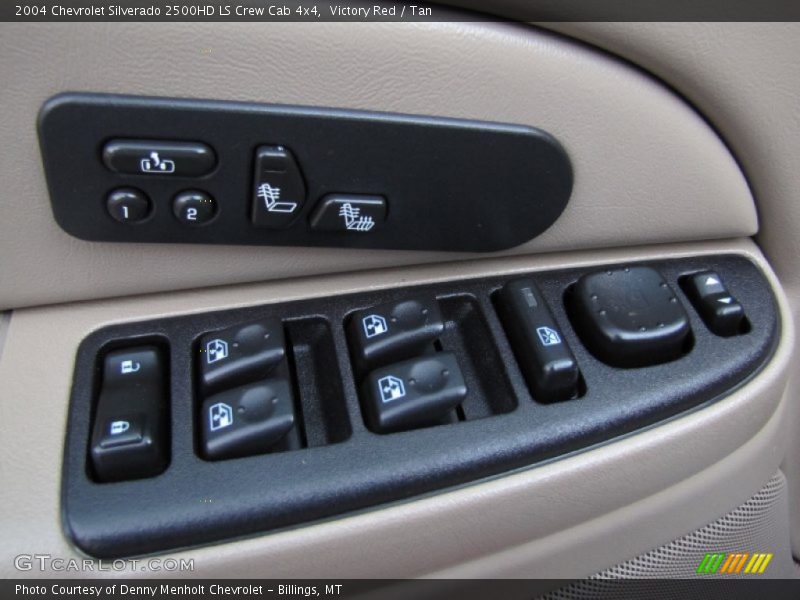 Victory Red / Tan 2004 Chevrolet Silverado 2500HD LS Crew Cab 4x4