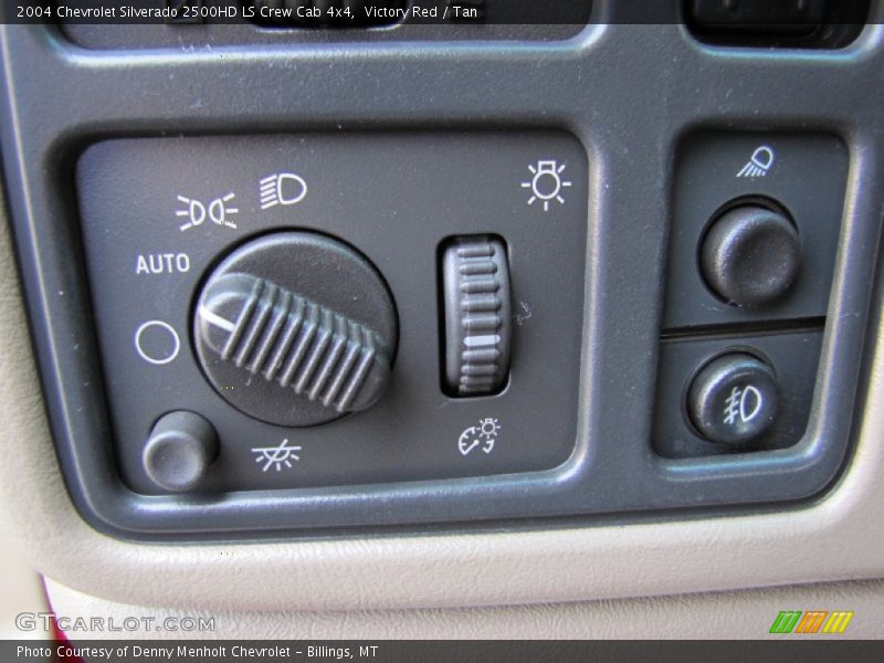 Victory Red / Tan 2004 Chevrolet Silverado 2500HD LS Crew Cab 4x4