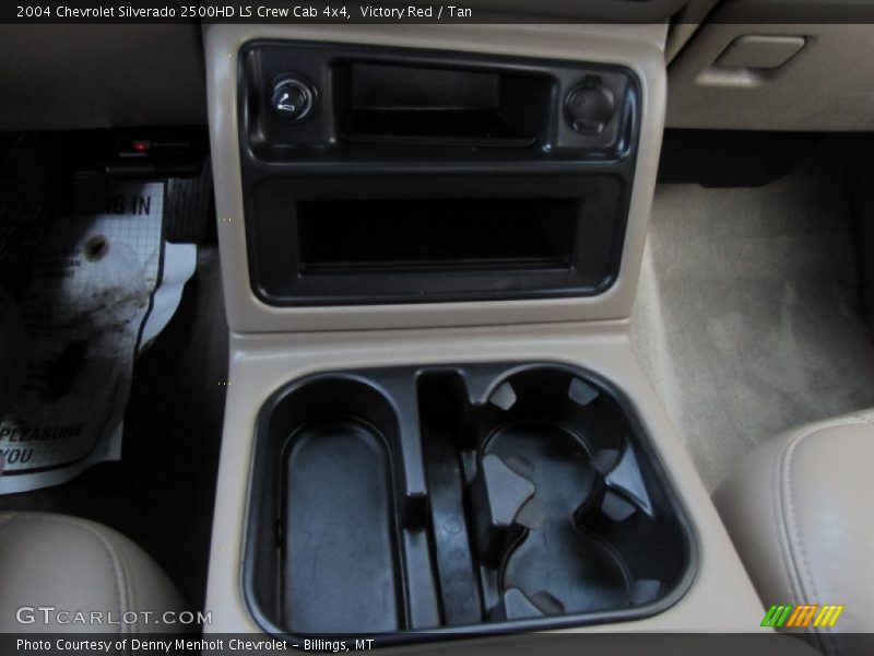 Victory Red / Tan 2004 Chevrolet Silverado 2500HD LS Crew Cab 4x4