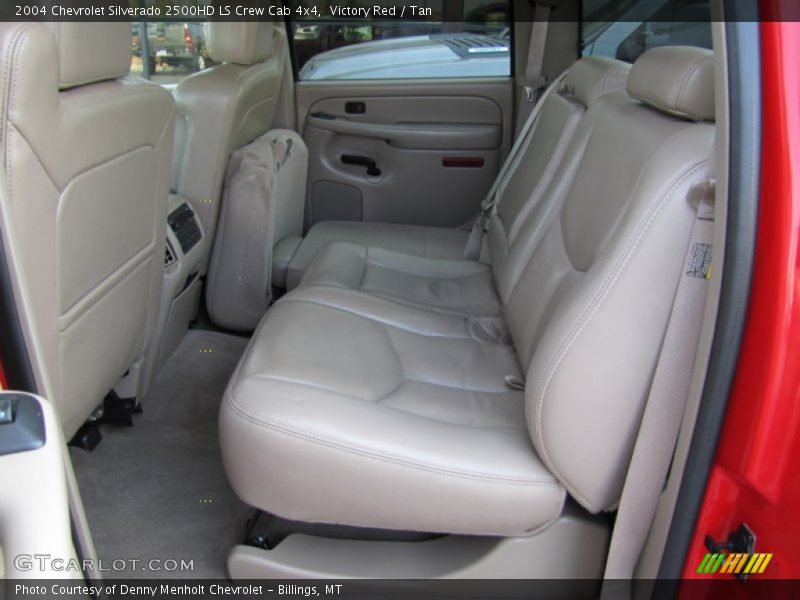 Victory Red / Tan 2004 Chevrolet Silverado 2500HD LS Crew Cab 4x4