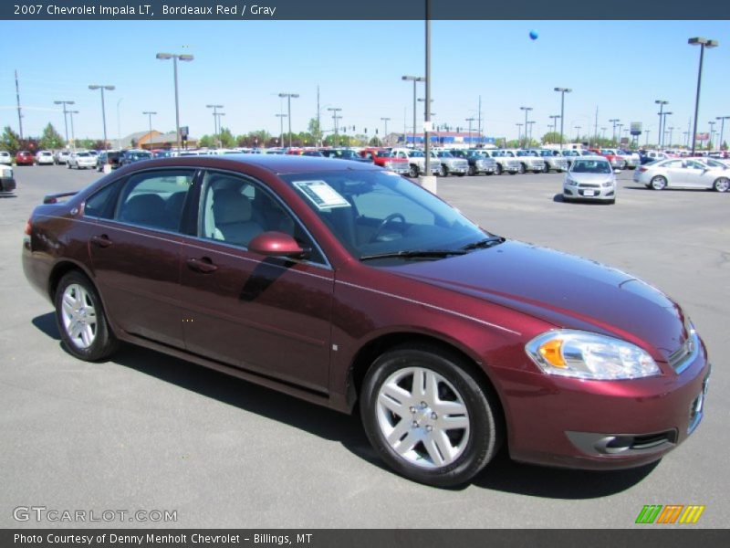 Bordeaux Red / Gray 2007 Chevrolet Impala LT
