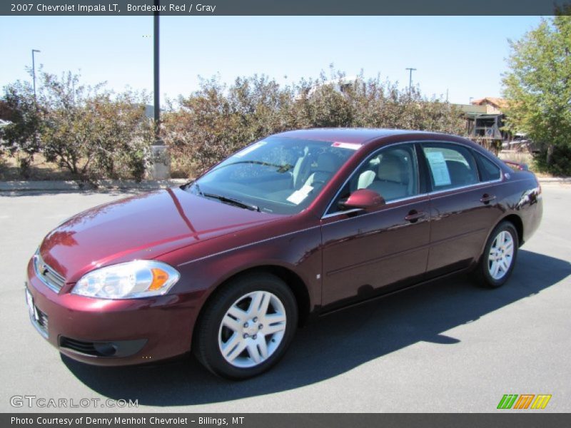 Bordeaux Red / Gray 2007 Chevrolet Impala LT