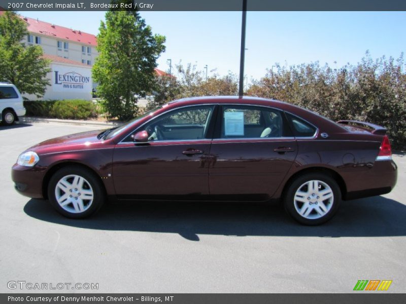 Bordeaux Red / Gray 2007 Chevrolet Impala LT