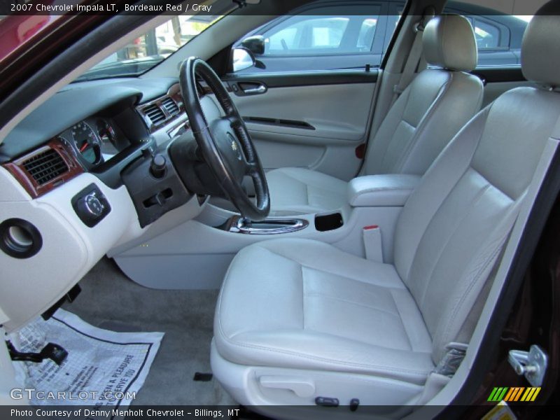 Bordeaux Red / Gray 2007 Chevrolet Impala LT