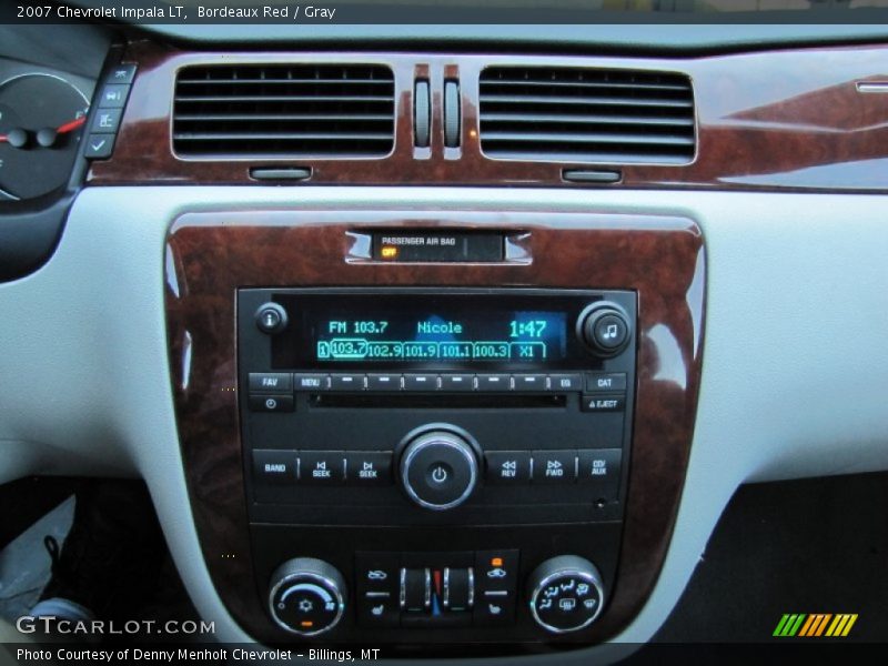 Bordeaux Red / Gray 2007 Chevrolet Impala LT