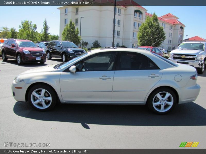 Pebble Ash Metallic / Beige 2006 Mazda MAZDA6 s Sedan