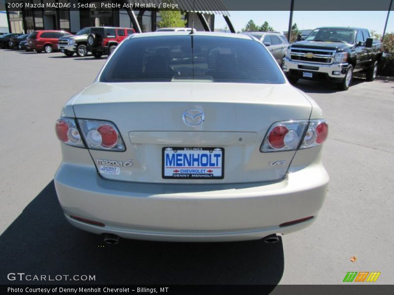 Pebble Ash Metallic / Beige 2006 Mazda MAZDA6 s Sedan