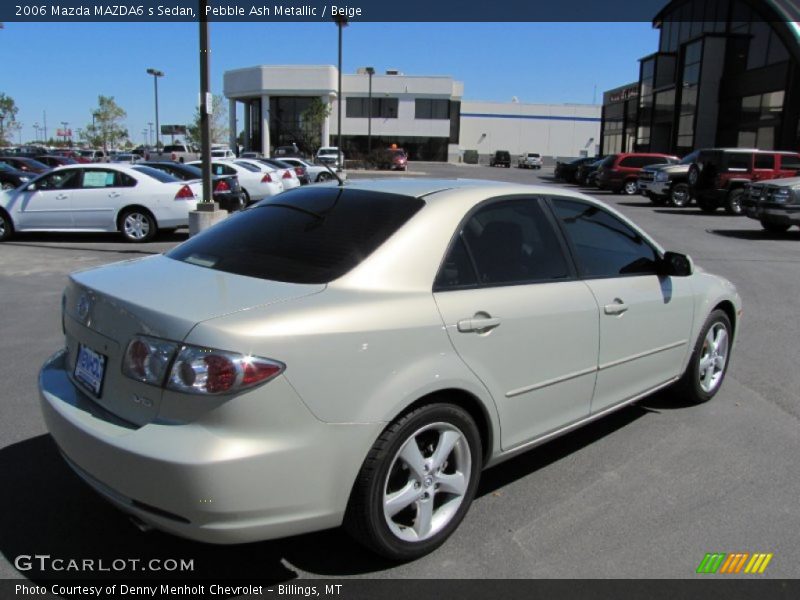 Pebble Ash Metallic / Beige 2006 Mazda MAZDA6 s Sedan