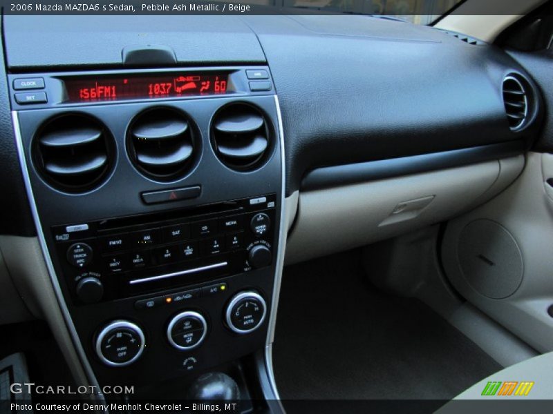Pebble Ash Metallic / Beige 2006 Mazda MAZDA6 s Sedan
