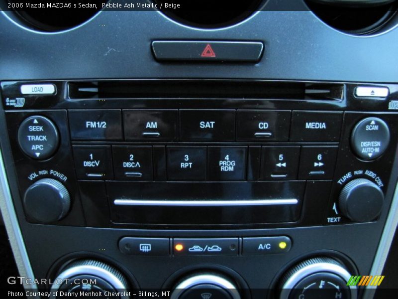 Pebble Ash Metallic / Beige 2006 Mazda MAZDA6 s Sedan