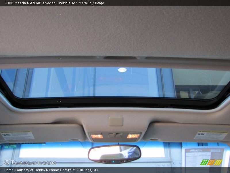 Pebble Ash Metallic / Beige 2006 Mazda MAZDA6 s Sedan