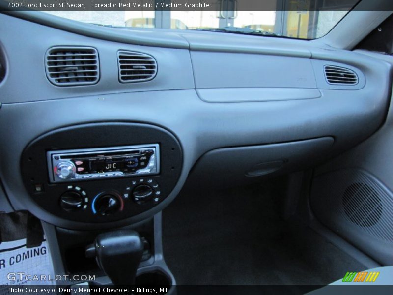 Toreador Red Metallic / Medium Graphite 2002 Ford Escort SE Sedan