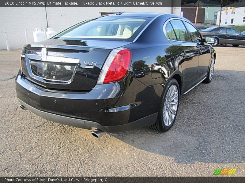 Tuxedo Black Metallic / Light Camel/Olive Ash 2010 Lincoln MKS AWD Ultimate Package