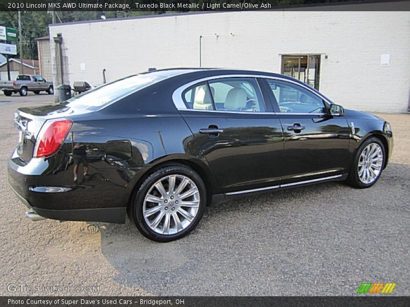 Tuxedo Black Metallic / Light Camel/Olive Ash 2010 Lincoln MKS AWD Ultimate Package