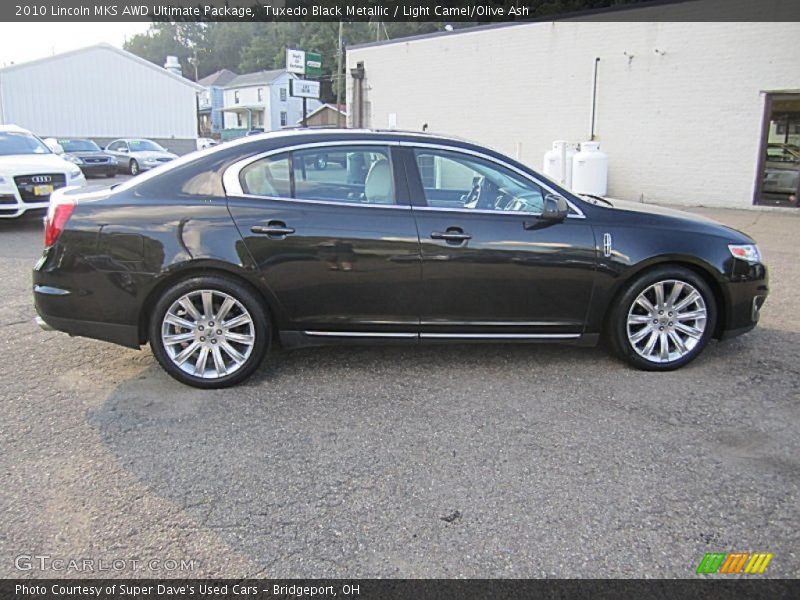Tuxedo Black Metallic / Light Camel/Olive Ash 2010 Lincoln MKS AWD Ultimate Package
