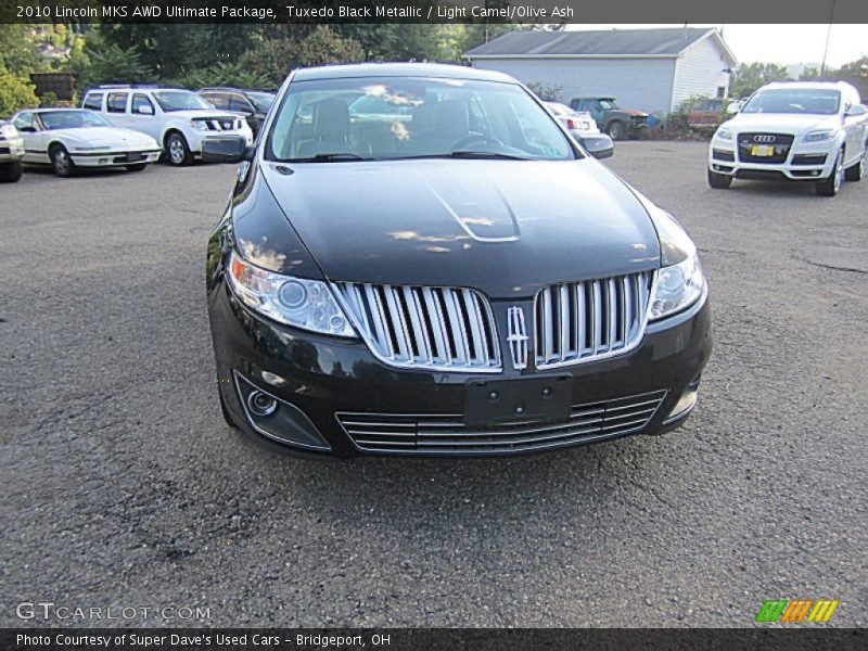 Tuxedo Black Metallic / Light Camel/Olive Ash 2010 Lincoln MKS AWD Ultimate Package