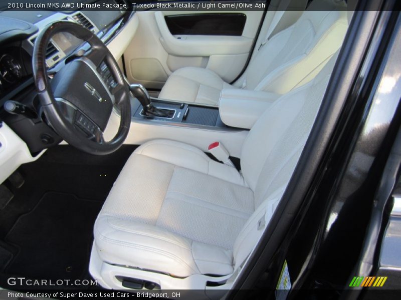 Tuxedo Black Metallic / Light Camel/Olive Ash 2010 Lincoln MKS AWD Ultimate Package