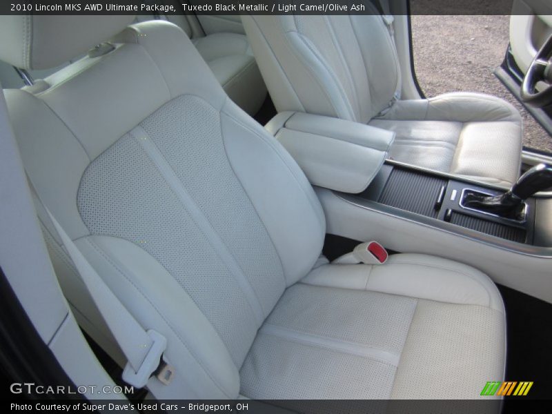 Tuxedo Black Metallic / Light Camel/Olive Ash 2010 Lincoln MKS AWD Ultimate Package