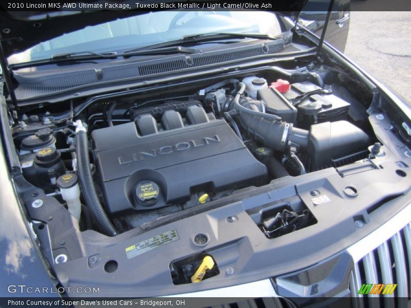 Tuxedo Black Metallic / Light Camel/Olive Ash 2010 Lincoln MKS AWD Ultimate Package