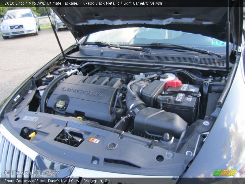 Tuxedo Black Metallic / Light Camel/Olive Ash 2010 Lincoln MKS AWD Ultimate Package