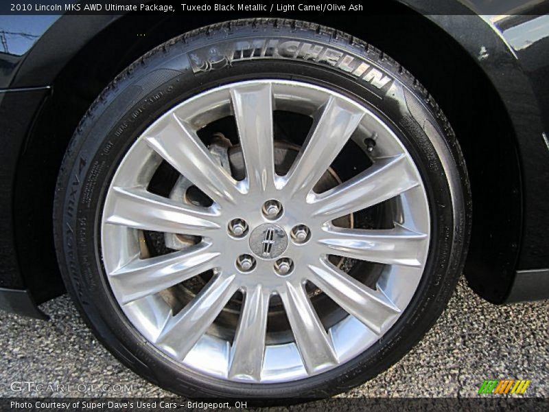 Tuxedo Black Metallic / Light Camel/Olive Ash 2010 Lincoln MKS AWD Ultimate Package