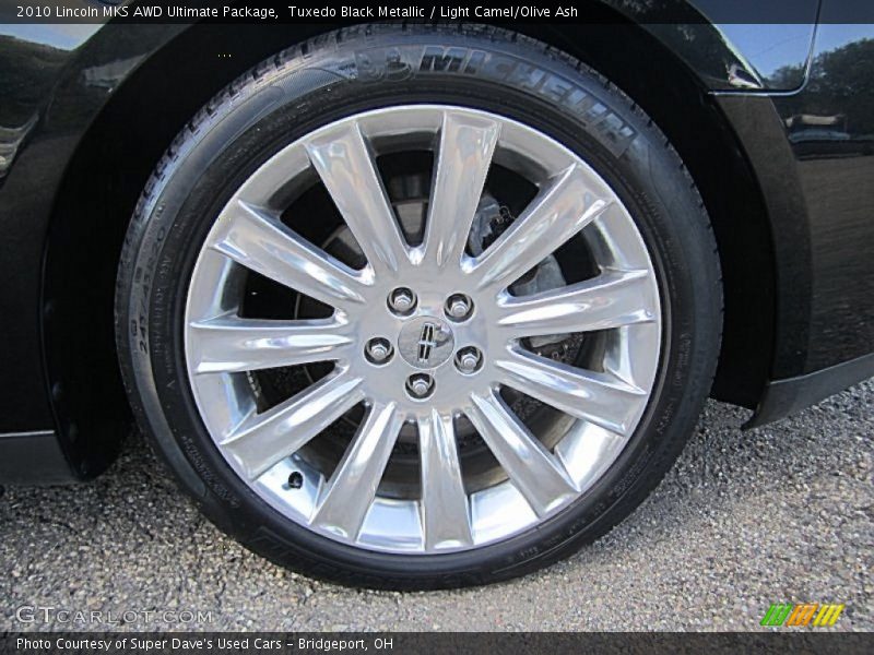 Tuxedo Black Metallic / Light Camel/Olive Ash 2010 Lincoln MKS AWD Ultimate Package