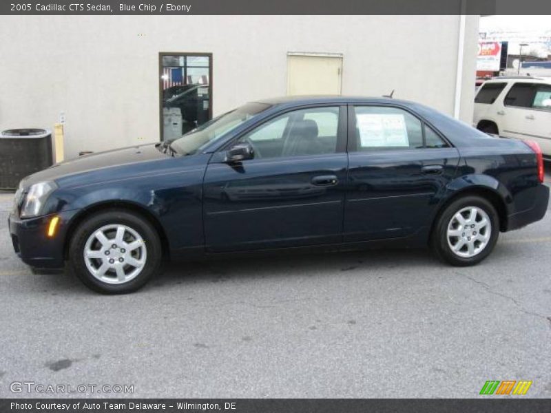 Blue Chip / Ebony 2005 Cadillac CTS Sedan