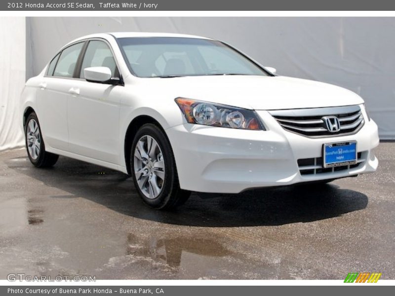 Taffeta White / Ivory 2012 Honda Accord SE Sedan