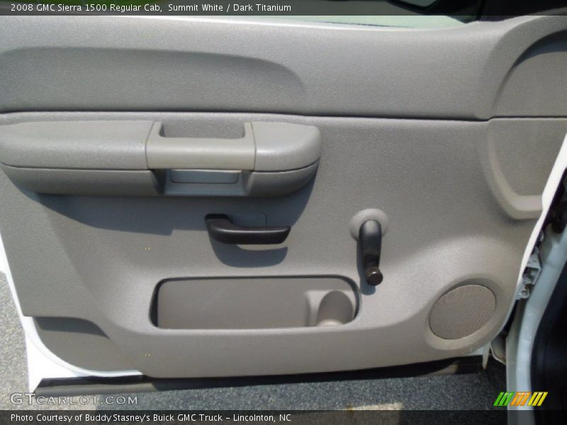 Summit White / Dark Titanium 2008 GMC Sierra 1500 Regular Cab
