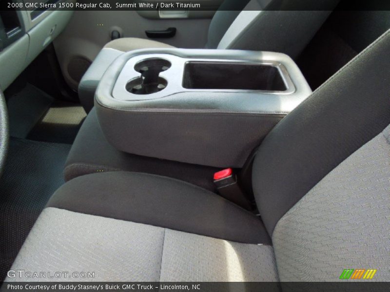 Summit White / Dark Titanium 2008 GMC Sierra 1500 Regular Cab
